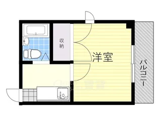 スリーデイズ新大阪【3階】の間取り