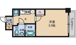 大阪府大阪市東淀川区東中島1丁目【マンション】の間取り
