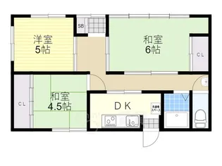 大阪府箕面市西小路2丁目【一戸建】の間取り