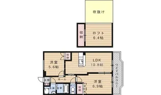 メルヴェール【2階】の間取り