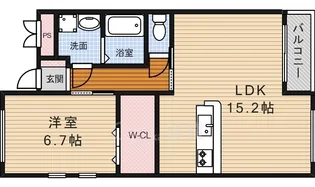 ソレイユ・アオ【1階】の間取り