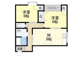 大阪府茨木市小柳町【マンション】の間取り