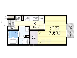 ルース・デ・エスペランサ【2階】の間取り