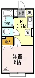 コーポハイム【1階】の間取り