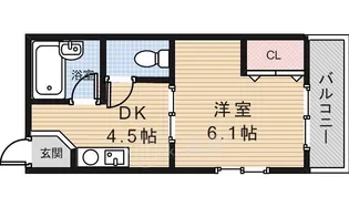 EST-1小野原【1階】の間取り