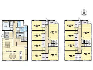 Le coeur Deux【3階】の間取り