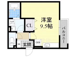 カメリア【2階】の間取り