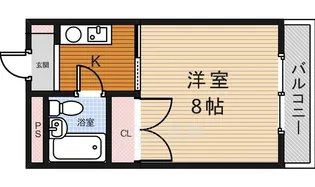 シャルムハイツ小野原【1階】の間取り
