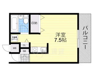 ハイツ天神【3階】の間取り