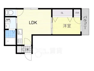 アーバンヴィラ豊中【2階】の間取り