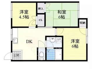 パインヒルズ【2階】の間取り