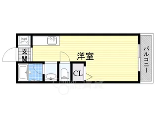 エステート山田【1階】の間取り