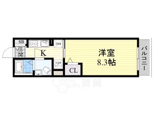 コリーヌ ベルメゾン S【2階】の間取り