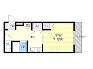 セシール高浜【3階】の間取り