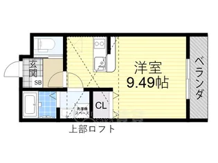 ウエストコート【2階】の間取り