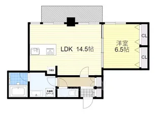 アスール江坂3rd【14階】の間取り
