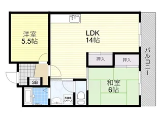 エミネンス千里【2階】の間取り