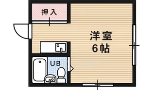 大虹荘【2階】の間取り