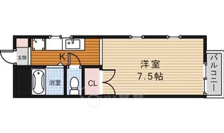 ハイツホシガキ【1階】の間取り