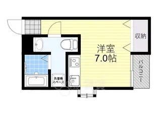 1Kの間取り画像