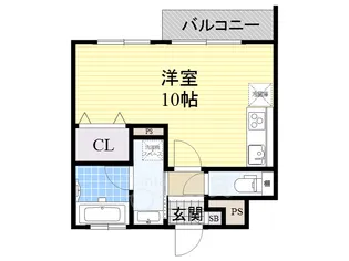 ユリ乃ヒルズ【2階】の間取り