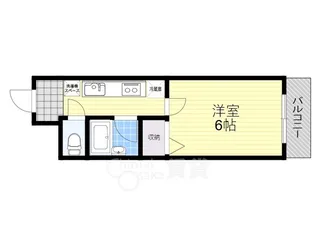 シェルビュー【4階】の間取り