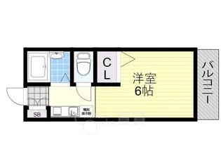 大阪府摂津市正雀本町1丁目【マンション】の間取り