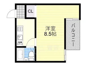 クルーム新大阪2番館【2階】の間取り