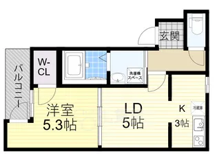 フジパレス阪急吹田駅南3番館【1階】の間取り