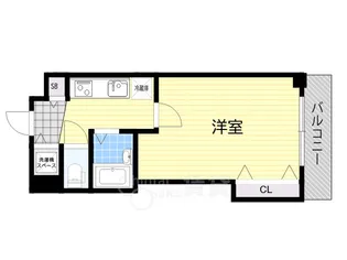 ソレアード江坂【8階】の間取り