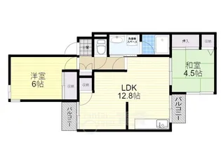 ハイツキュービック【2階】の間取り