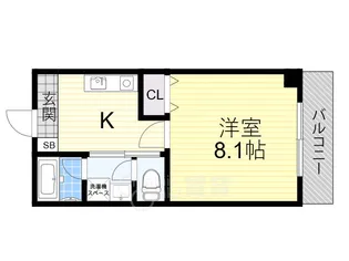グリーンハイツ豊川Ⅱ【4階】の間取り