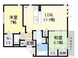 La Luce千里【1階】の間取り