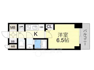 S-RESIDENCE江坂【14階】の間取り