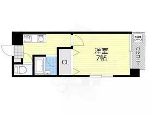 デュランタ豊津【4階】の間取り