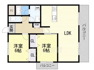 第5旭永ビル【4階】の間取り