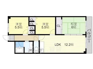 キャッスルクイーン【2階】の間取り