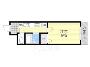 シェルビュー【3階】の間取り