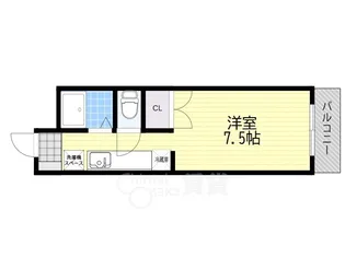 ハイツホシガキ【1階】の間取り