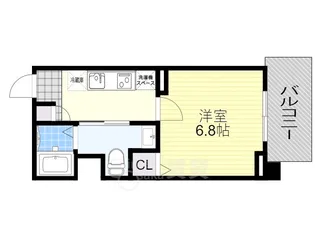 レグルス吹田元町【8階】の間取り