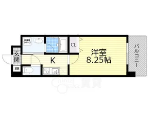 カサルテ吹田青葉丘【1階】の間取り