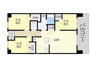 大阪府吹田市千里丘北【マンション】の間取り