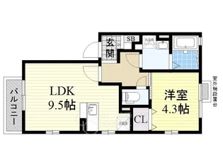 エクセレンテ【2階】の間取り