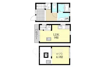 ハーミッツ・セル大桐【1階】の間取り