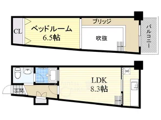 STADION【1階】の間取り
