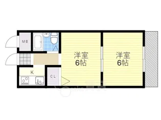 アペックスシティー5【4階】の間取り