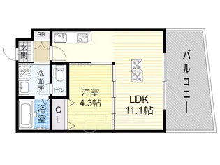 メゾンプレジール【3階】の間取り