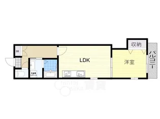 La vie belle 宝山町【1階】の間取り