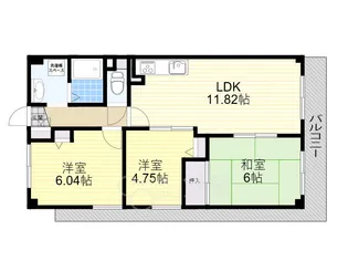 ベルヴュー南が丘【2階】の間取り