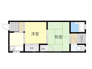 2DKの間取り画像